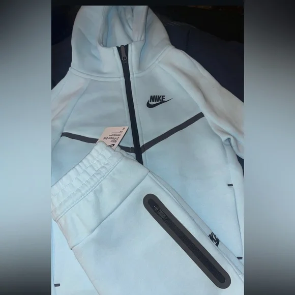 Nike Sky Blue Athletic Set with Black Details Size 6 Matching Sets